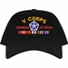 V Corps Afghanistan Veteran Embroidered Cap with Ribbons