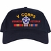 V Corps Afghanistan Veteran Embroidered Cap with Ribbons