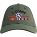 V Corps Afghanistan Veteran Embroidered Cap with Ribbons