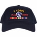V Corps Iraq Veteran Embroidered Cap with Ribbons