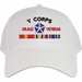 V Corps Iraq Veteran Embroidered Cap with Ribbons