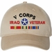 V Corps Iraq Veteran with Ribbons Unstructured Dad Cap