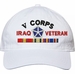 V Corps Iraq Veteran with Ribbons Unstructured Dad Cap