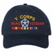 V Corps Iraq Veteran with Ribbons Unstructured Dad Cap
