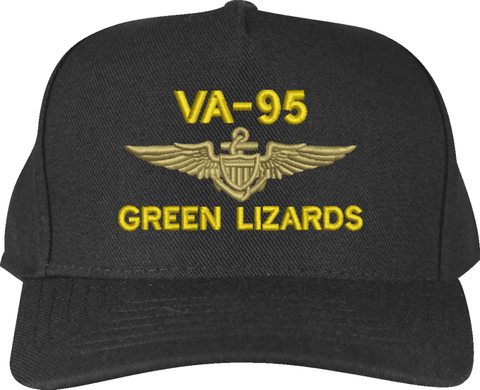 VA-95 Green Lizard Custom Embroidered Cap