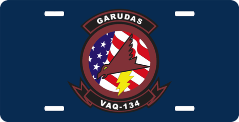 VAQ-134 Garudas License Plate