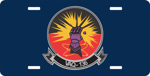 VAQ-136 The Gauntlets License Plate