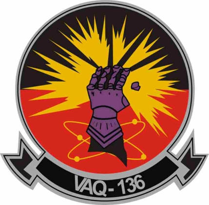 VAQ-136 'The Gauntlets' Patch Decal