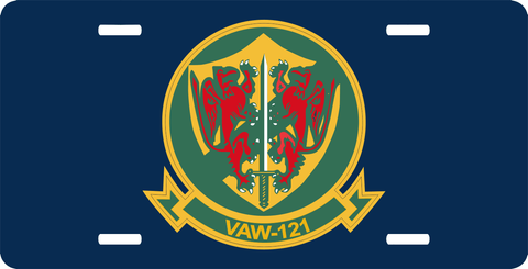 VAW-121 Bluetails License Plate