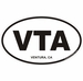 Ventura California Oval Decal