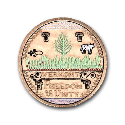 VERMONT STATE SEAL PATCH