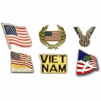 Veteran and Patriotic Lapel Pins Thumbnail Illustration