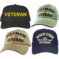 Veteran Ball Caps Thumbnail Illustration