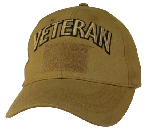 Veteran Coyote Brown Cap With Hook And Loop Front