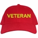 Veteran Text Only USA Cap
