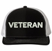 Veteran Text Only USA Mesh-Back Cap