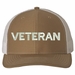 Veteran Text Only USA Mesh-Back Cap