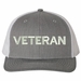 Veteran Text Only USA Mesh-Back Cap