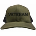 Veteran Text Only USA Mesh-Back Cap