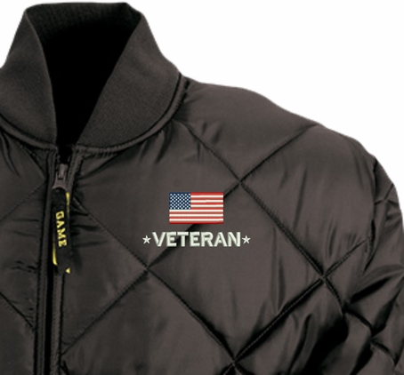 Veteran with Flag Bravest Jacket