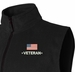 Veteran with Flag Fleece Vest