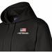 Veteran with Flag Hoodie