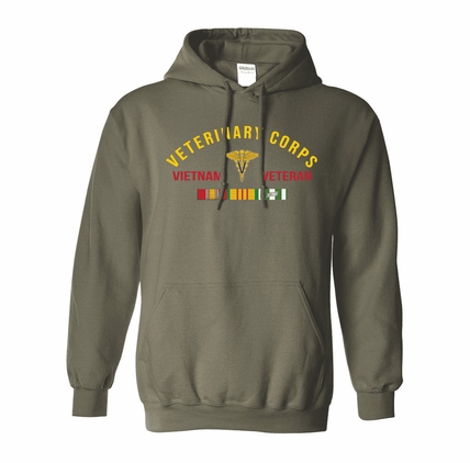 Veterinary Corps Vietnam Veteran Hooded Sweatshirt