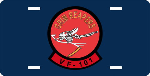 VF-101 Grim Reapers License Plate