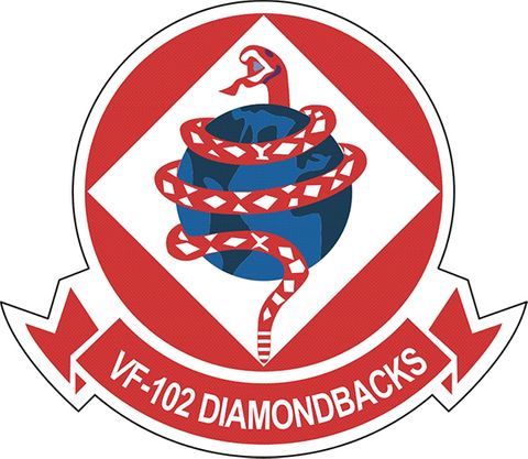 VF-102 'Diamond Backs' Patch Decal