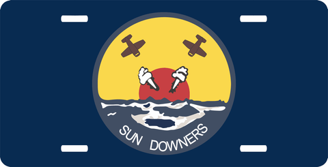VF-111 Sundowners License Plate
