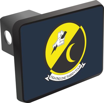VF-124 Fighting One Twenty Four Patch Hitch Cover
