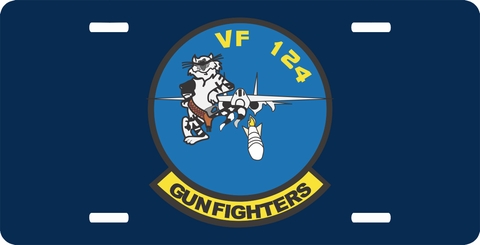 VF-124 Gunfighters License Plate