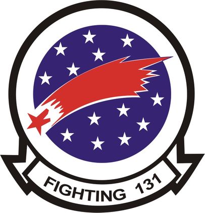 VF-131 Fighting 131 Patch Decal