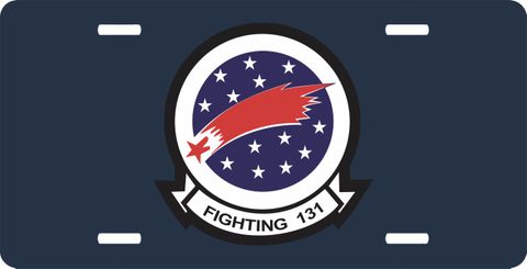 VF-131 Fighting 131 Patch  License Plate