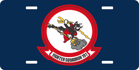 VF-191 Satans Kittens License Plate