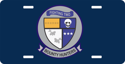 VF-2 Fighting 2 Bounty Hunters License Plate