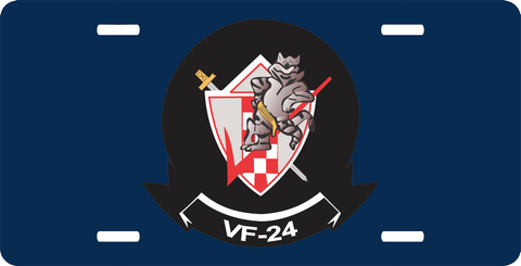 VF-24 Fighting Renegades License Plate