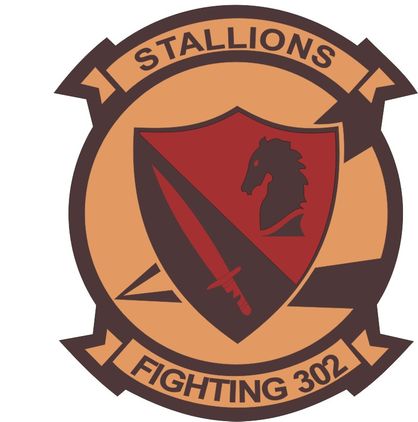 VF-302 Stallions Patch Decal