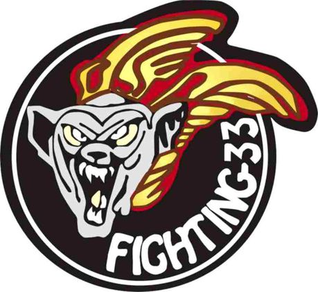 VF-33 'Fighting 33' Patch Decal