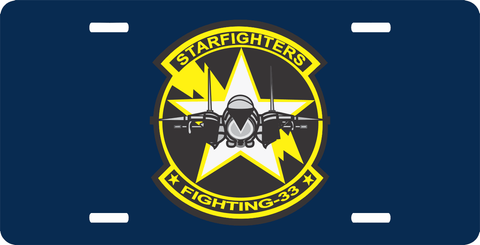 VF-33 Star Fighters License Plate