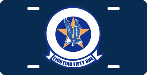 VF-51 Screaming Eagles License Plate