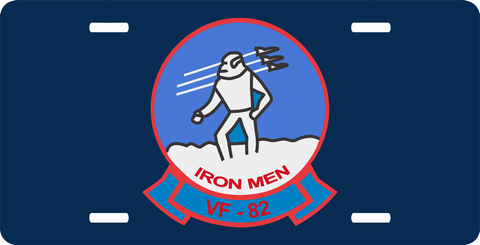 VF-82 Fighting Fools License Plate