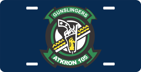 VFA-105 ATKRON-105 Gunslingers License Plate