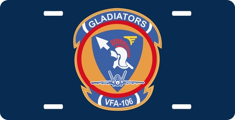 VFA-106 Gladiators License Plate