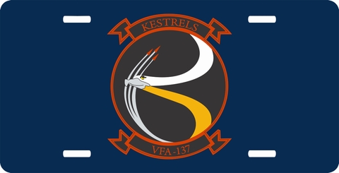 VFA-137 Kestrels License Plate