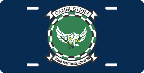 VFA-195 Dambusters License Plate