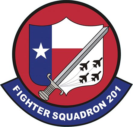 VFA-201 'Fighting 201' Patch Decal