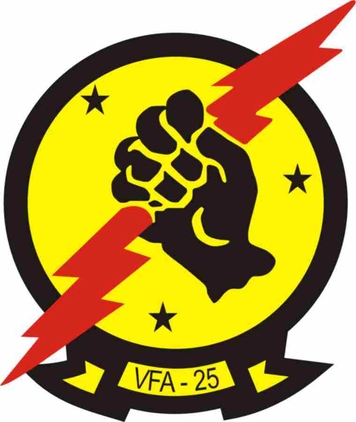 VFA-25 'Fist of the Fleet' Patch Decal