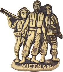 Vietnam 3 Men Lapel Hat Pin