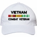 Vietnam Combat Veteran with Service Ribbons Unstructured Dad Cap